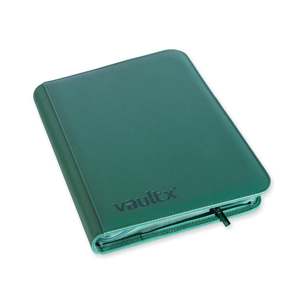 Vault X : 9-Pocket Exo-Tec Zip Binder - Metallic Green
