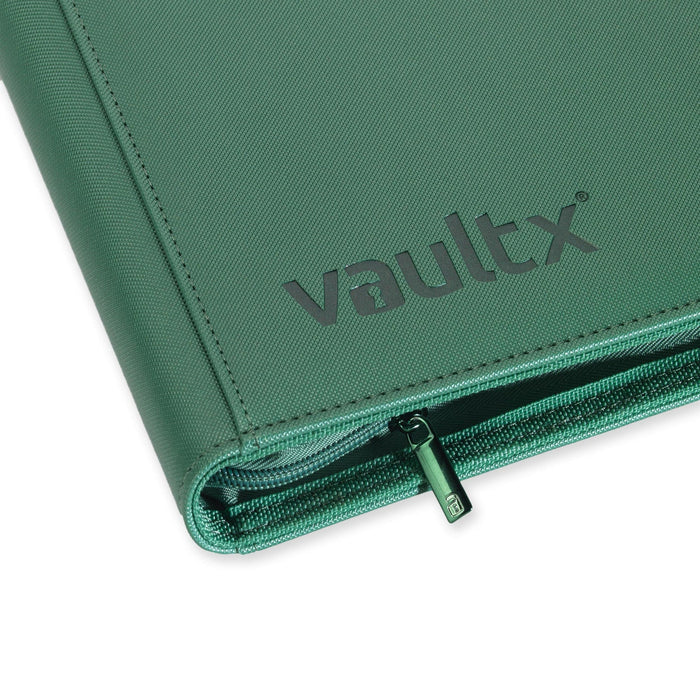Vault X : 9-Pocket Exo-Tec Zip Binder - Metallic Green