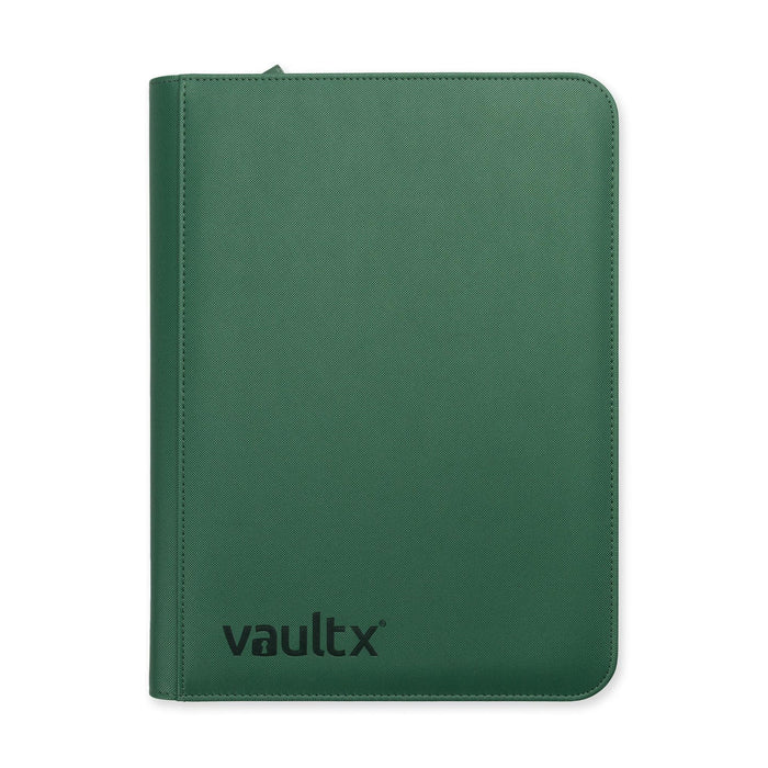 Vault X : 9-Pocket Exo-Tec Zip Binder - Metallic Green