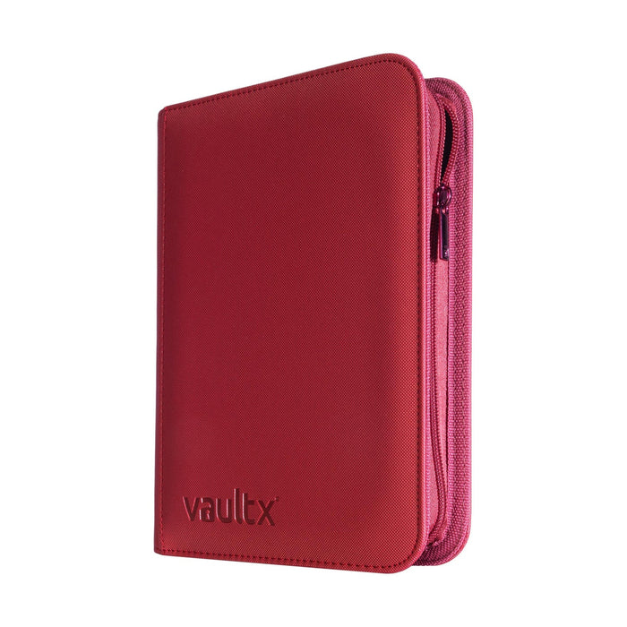 Vault X : 4-Pocket Exo-Tec Zip Binder - Metallic Red