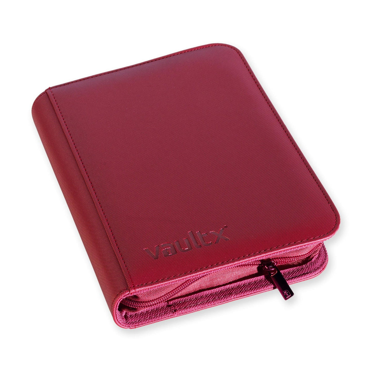 Vault X : 4-Pocket Exo-Tec Zip Binder - Metallic Red - Lockett Labs UK