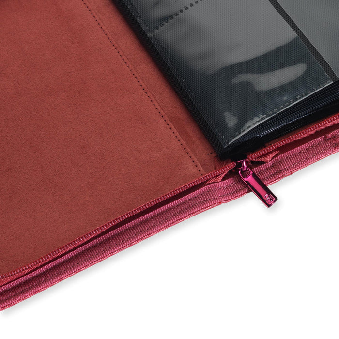 Vault X : 4-Pocket Exo-Tec Zip Binder - Metallic Red