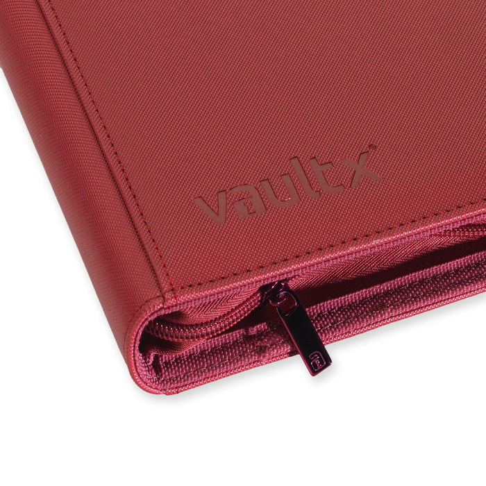 Vault X : 4-Pocket Exo-Tec Zip Binder - Metallic Red