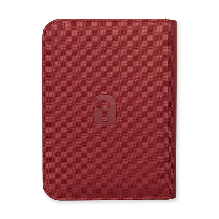 Vault X : 4-Pocket Exo-Tec Zip Binder - Metallic Red
