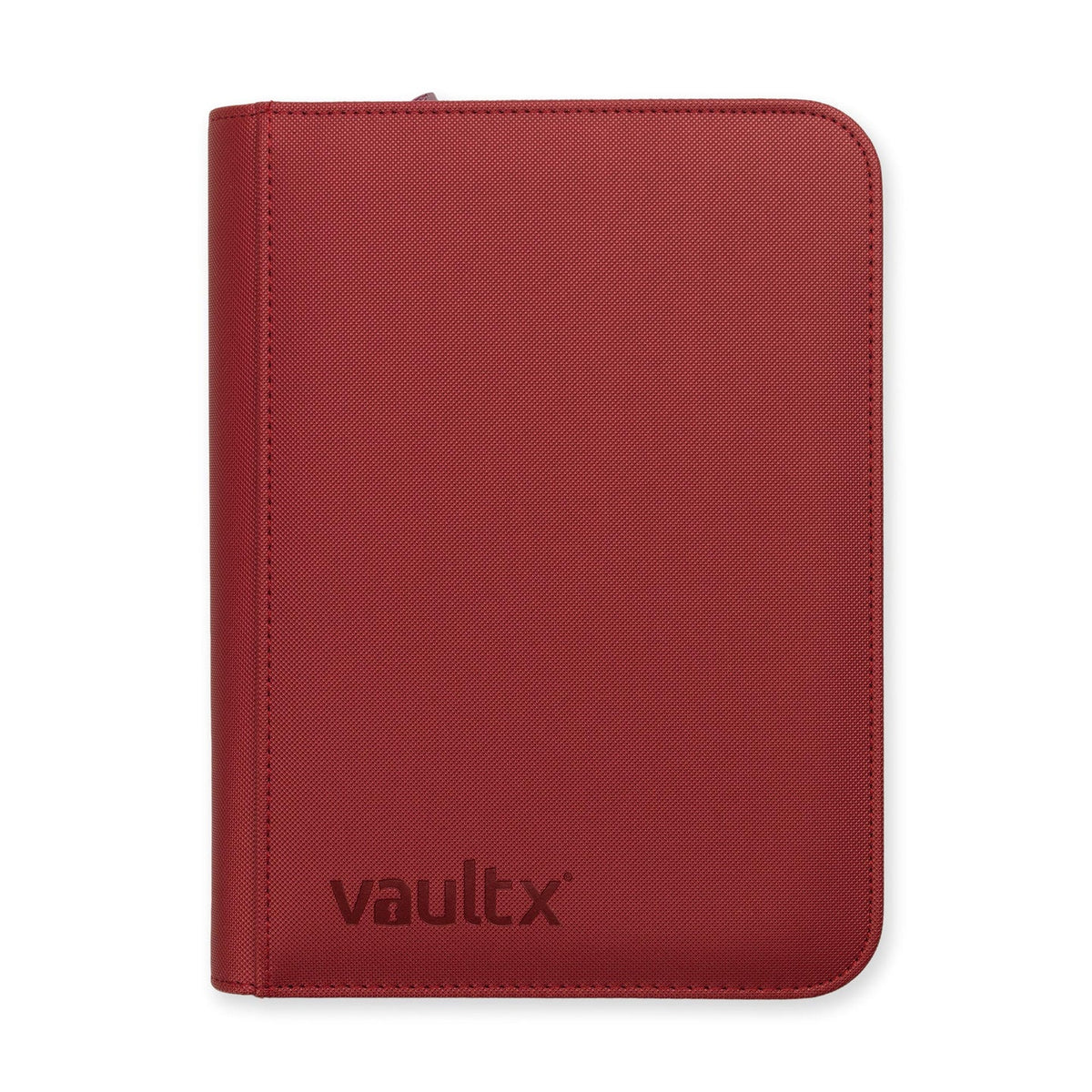 Vault X : 4-Pocket Exo-Tec Zip Binder - Metallic Red - Lockett Labs UK