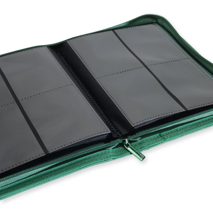Vault X : 4-Pocket Exo-Tec Zip Binder - Metallic Green