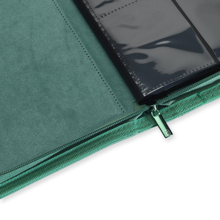 Vault X : 4-Pocket Exo-Tec Zip Binder - Metallic Green