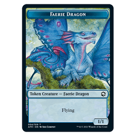 Faerie Dragon Token : DUNGEONS & DRAGONS: ADVENTURES IN THE FORGOTTEN REALMS - 004/019