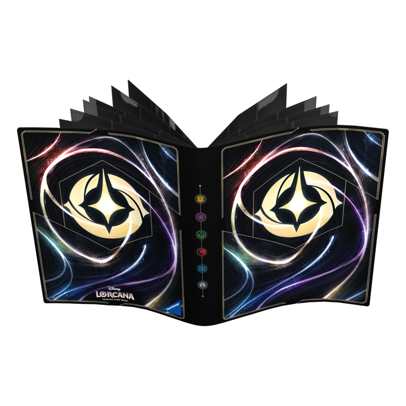 Ravensburger : Disney Lorcana - 9 Pocket Portfolio Binder Featuring Card Back - Lockett Labs UK