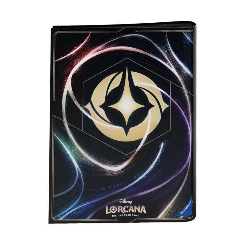 Ravensburger : Disney Lorcana - 9 Pocket Portfolio Binder Featuring Card Back - Lockett Labs UK