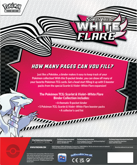 Pokemon : White Flare Binder Collection *PRE ORDER*