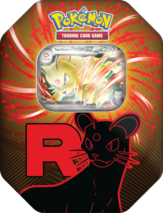 Pokemon : Team Rocket Tin - Mewtwo/ Nidoking / Persian *PRE ORDER*