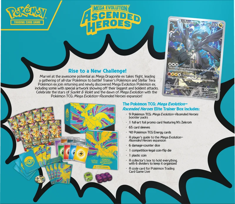 Pokemon : Ascended Heroes - Elite Trainer Box - Lockett Labs UK