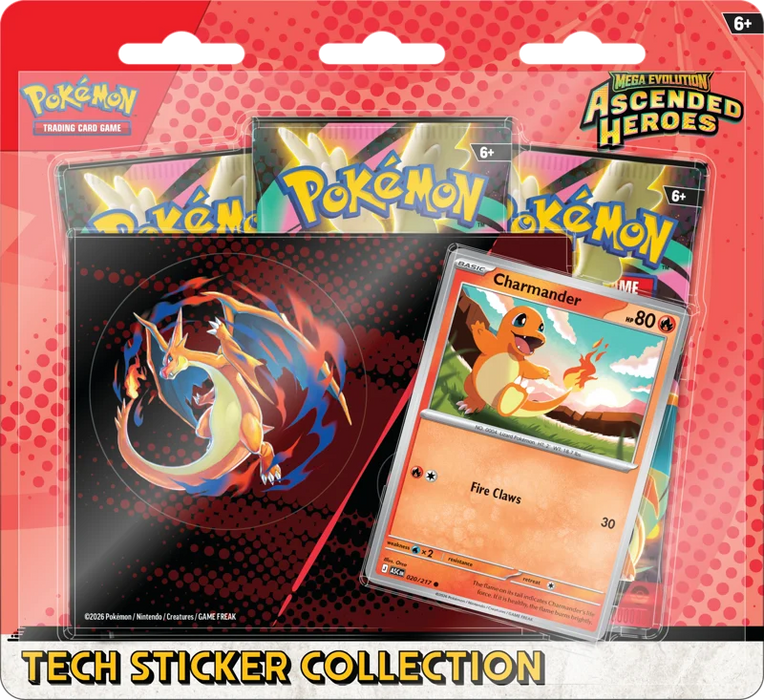 Pokemon : Ascended Heroes - Tech Sticker Charmander