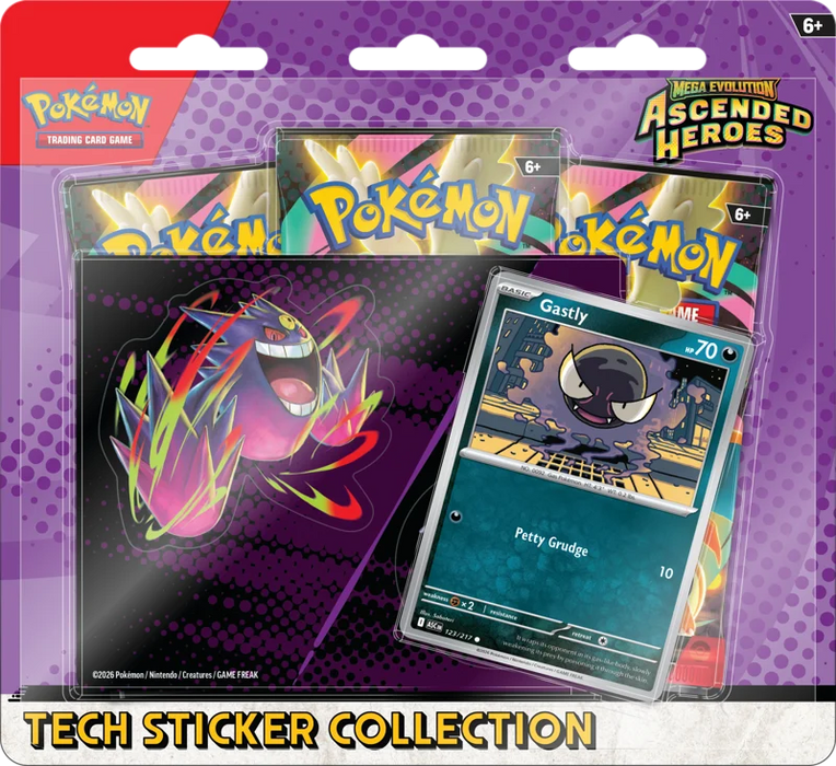 Pokemon : Ascended Heroes - Tech Sticker Ghastly