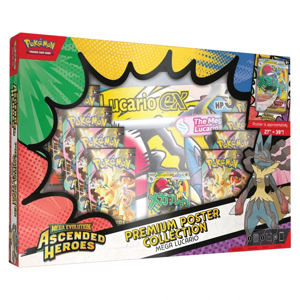 Pokemon : Ascended Heroes - Premium Poster Collection Mega Lucario EX