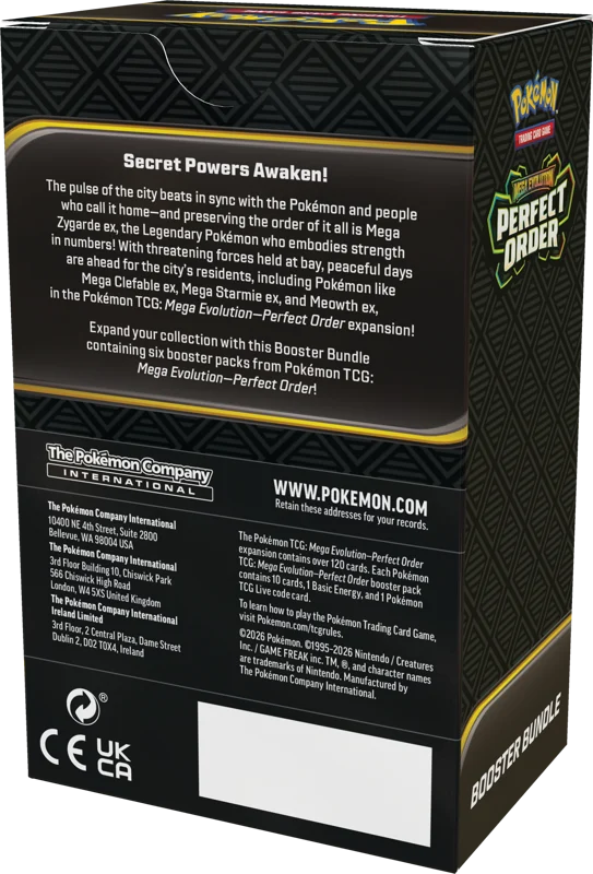 Pokemon : Perfect Order - Booster Bundle - Lockett Labs UK