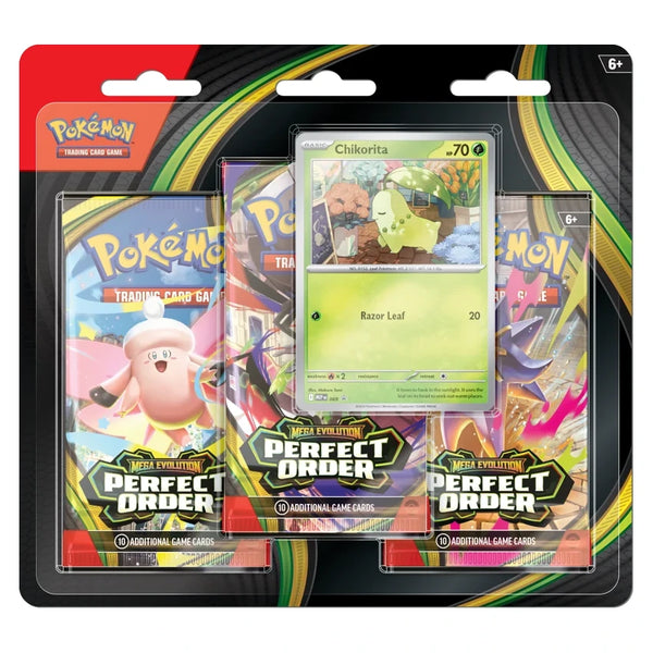 Pokemon : Perfect Order - 3 Pack Blister - Chikorita