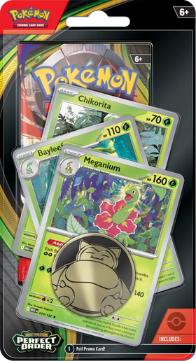 Pokemon : Perfect Order - Premium Checklane Blister - Meganium - Lockett Labs UK
