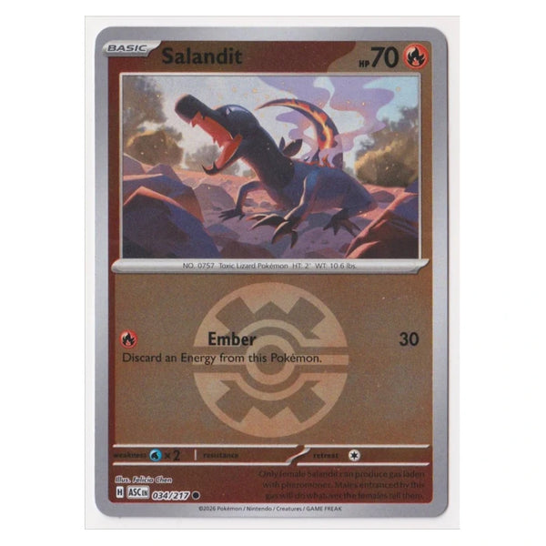 Salandit : ASCENDED HEROES (Ball Reverse holo) - 034/217