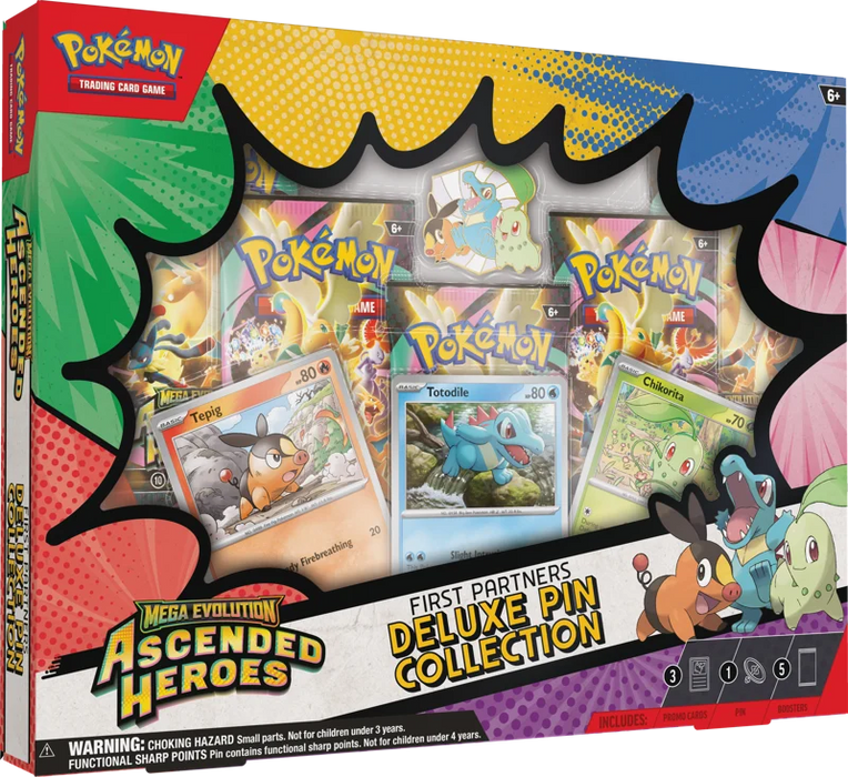 Pokemon : Ascended Heroes - First Partners Deluxe Pin Collection