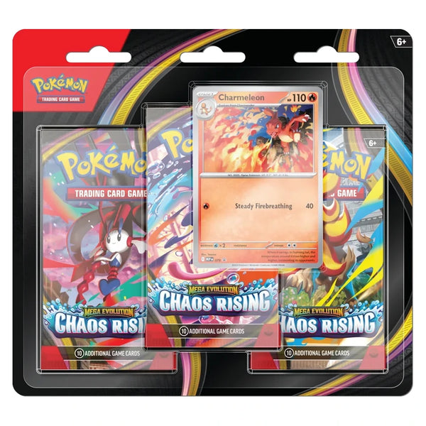 Pokemon : Chaos Rising 3-Pack Blister - Charmeleon