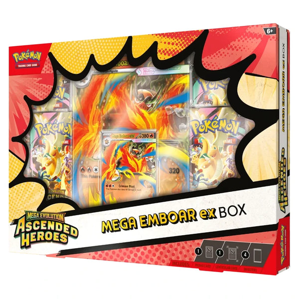 Pokemon : Ascended Heroes - Mega Emboar EX Collection Box