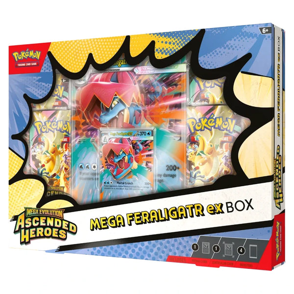 Pokemon : Ascended Heroes - Mega Feraligatr EX Collection Box