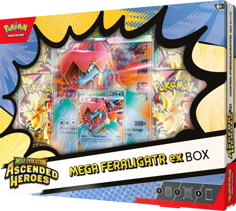 Pokemon : Ascended Heroes - Mega Feraligatr EX Collection Box