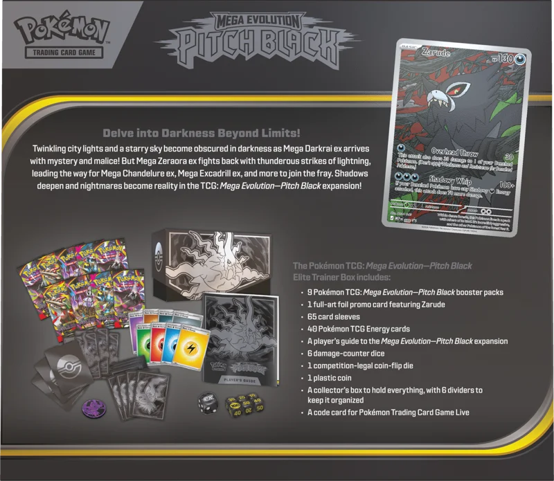 Pokemon : Pitch Black Elite Trainer Box *PRE ORDER* - Lockett Labs UK