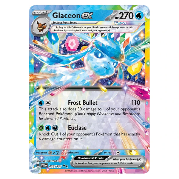 Glaceon ex : PROMO (Snowflake Stamp) (Sealed) - 026/131