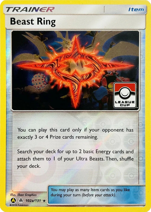 Beast Ring : LEAGUE PROMO (Reverse holo) - 102a/131