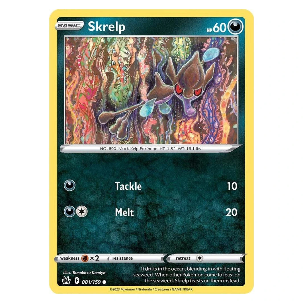 Skrelp : CROWN ZENITH - 081/159 trading card