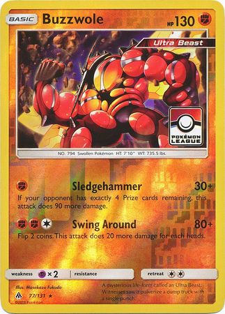 Buzzwole : LEAGUE PROMO (Reverse holo) - 77/131