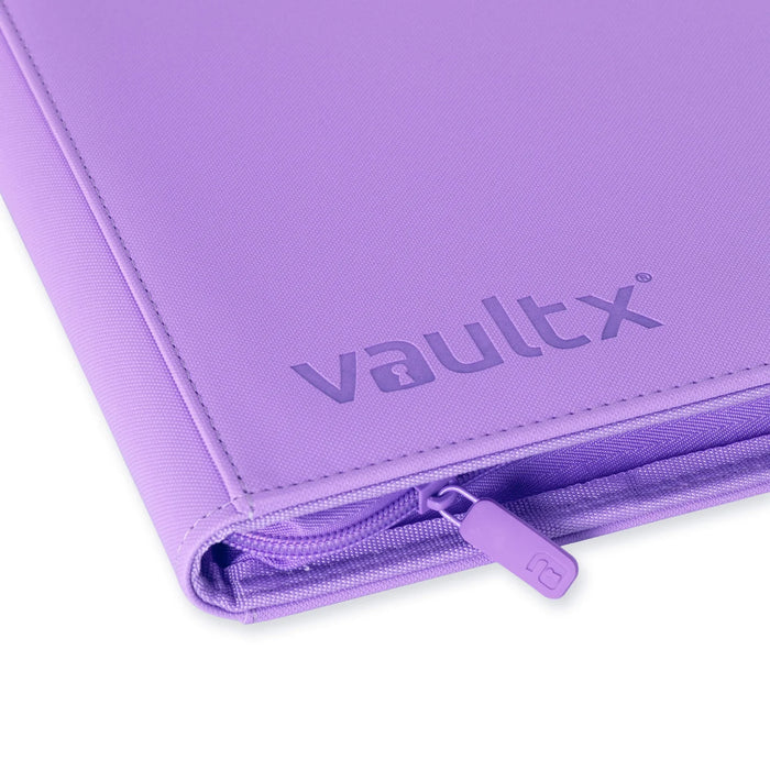 Vault X : 9-Pocket Exo-Tec Zip Binder - Just Purple