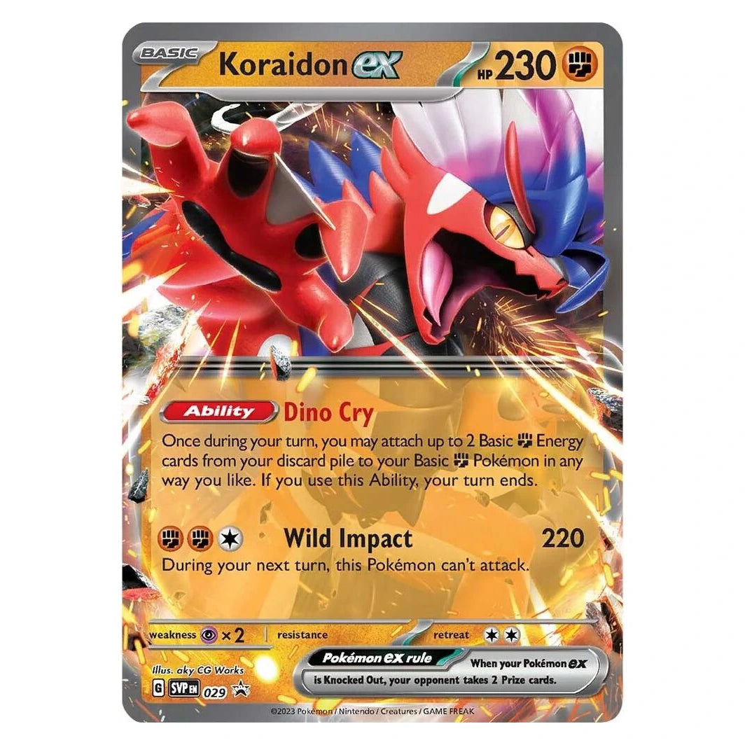 Koraidon ex : PROMO - SVP029 trading card