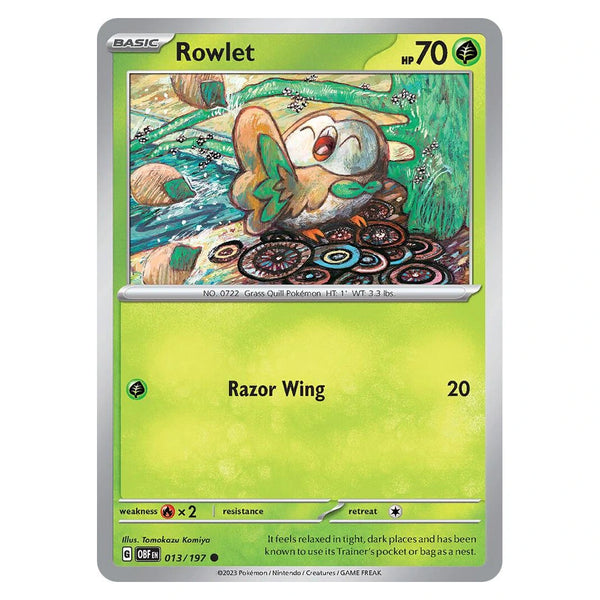 Rowlet : OBSIDIAN FLAMES - 013/197
