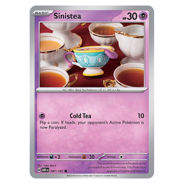 Sinistea : OBSIDIAN FLAMES - 097/197 trading card