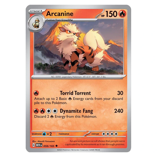 Arcanine : 151 - 059/165