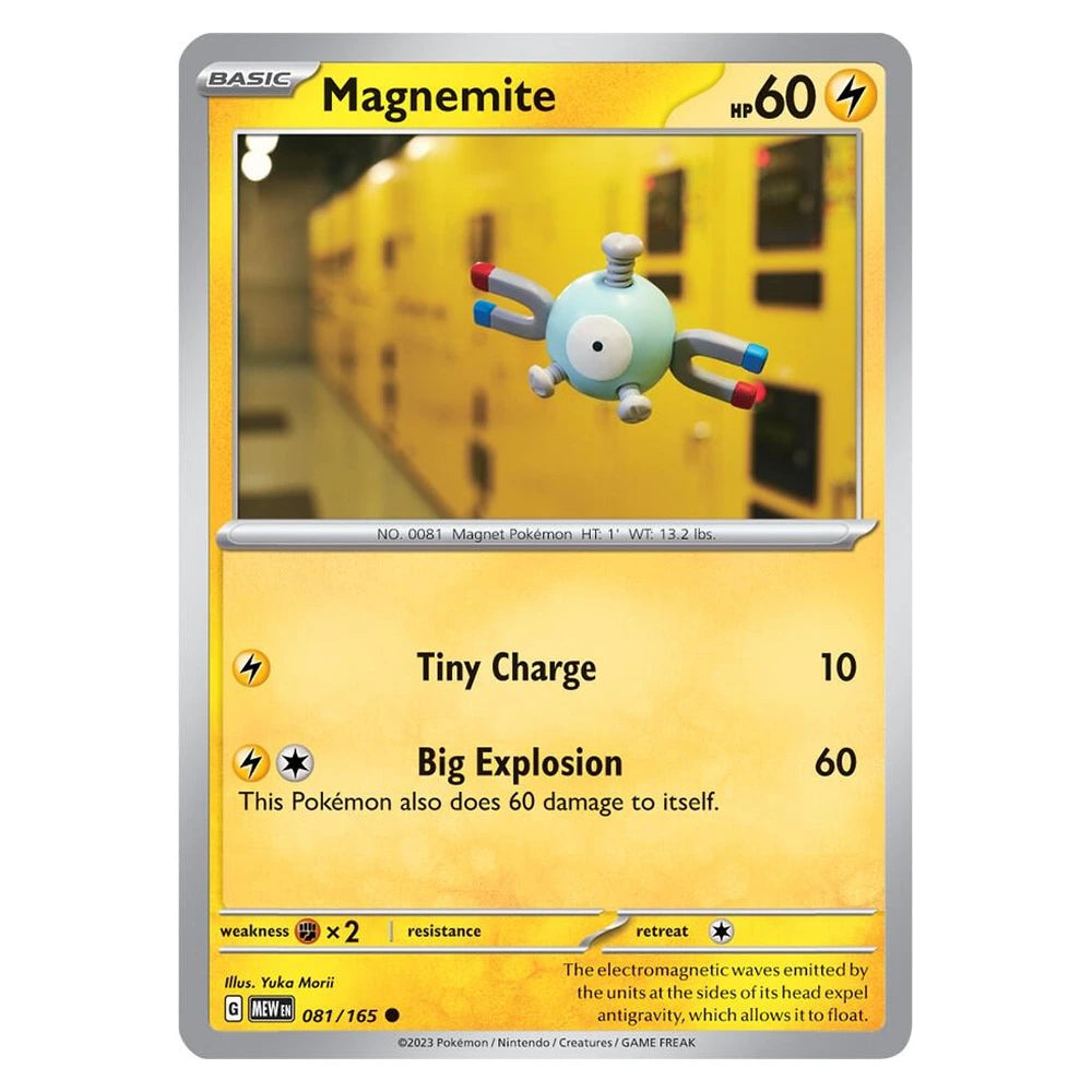 Magnemite : SCARLET & VIOLET 151 - 081/165 trading card