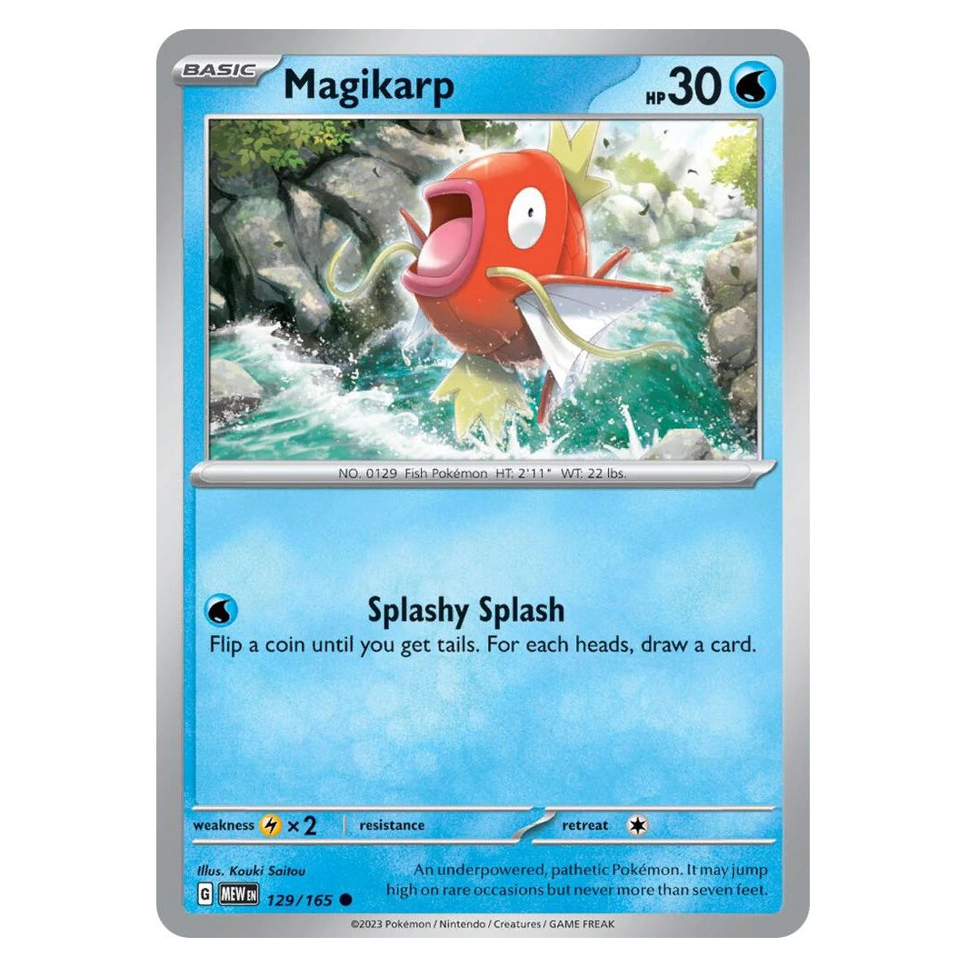Magikarp : 151 - 129/165 trading card