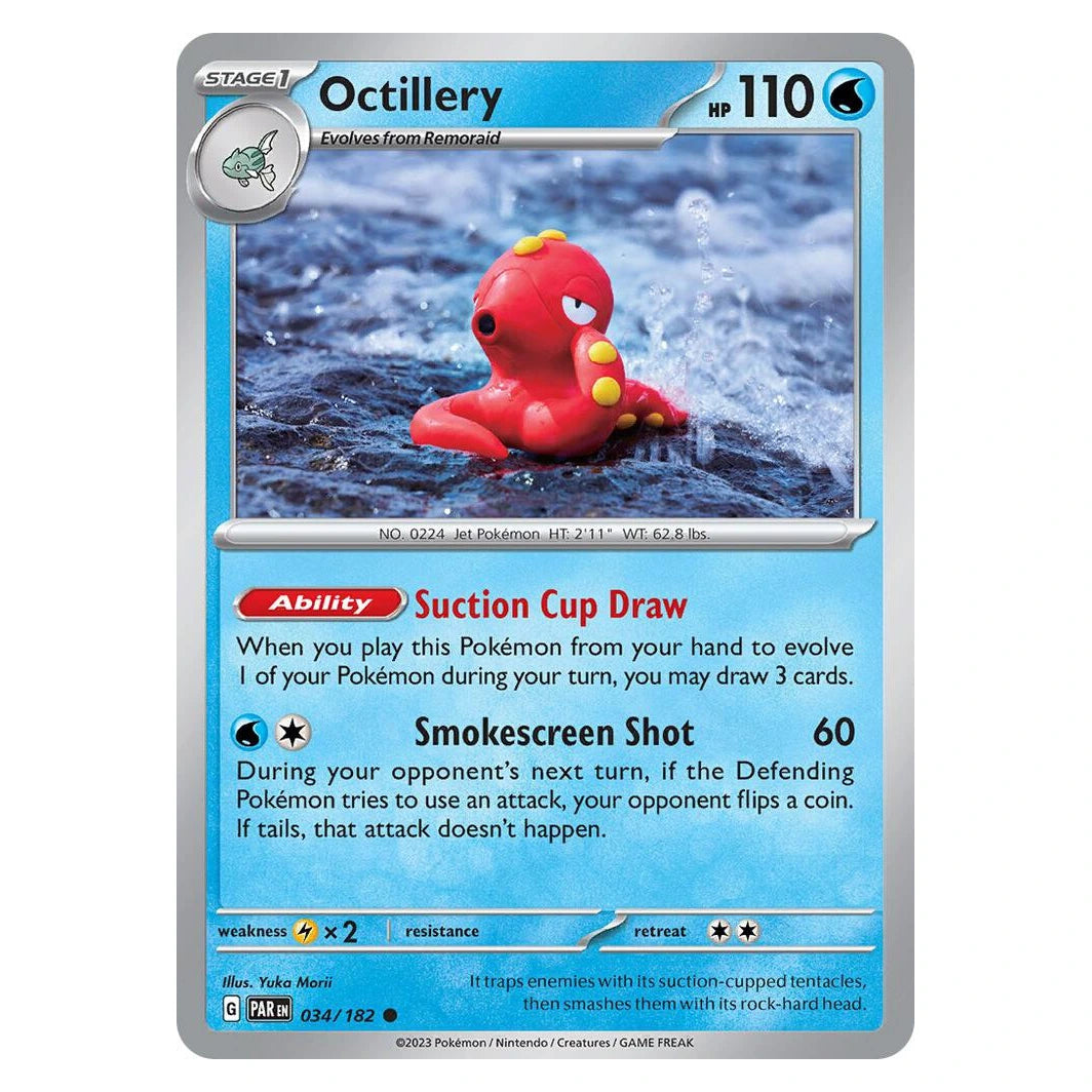 Octillery : PARADOX RIFT - 034/182 trading card
