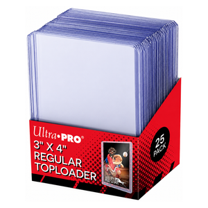Ultra Pro : 3" x 4" Clear Regular Toploaders (25ct)
