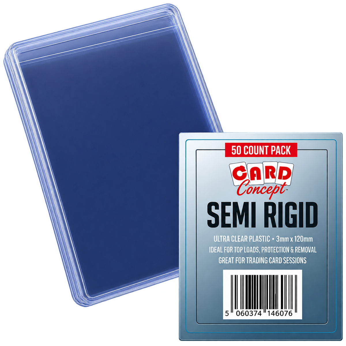 Card Concept : Semi Rigid Card Saver - (50ct), image 1 of 2