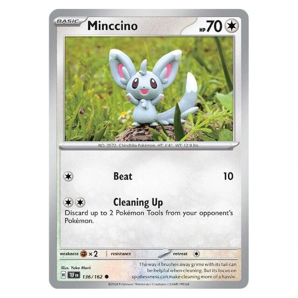 Minccino : TEMPORAL FORCES - 136/162 trading card