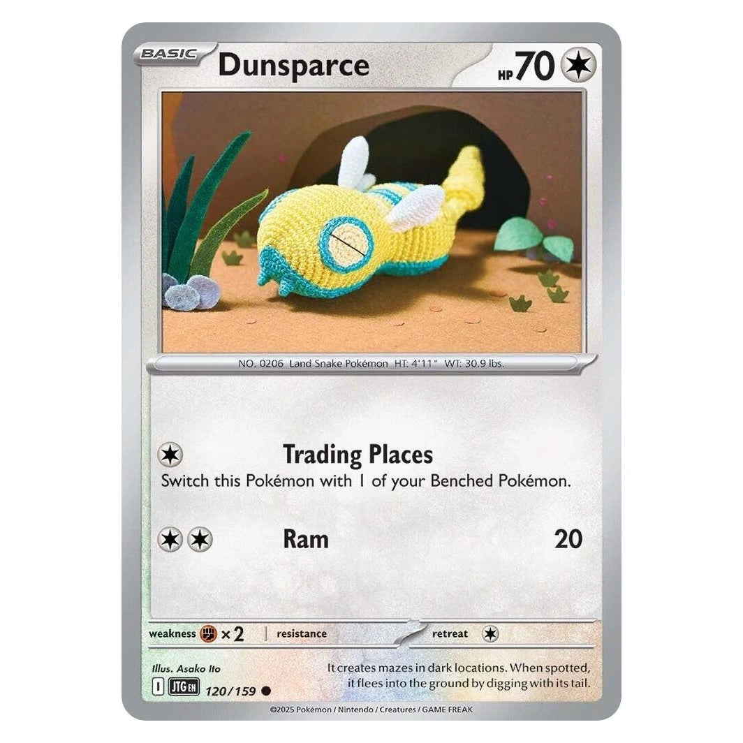 Dunsparce : JOURNEY TOGETHER - 120/159 trading card
