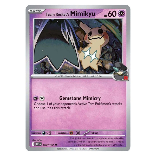 Team Rocket's Mimikyu : DESTINED RIVALS - 087/182