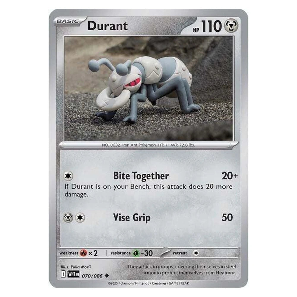 Durant : WHITE FLARE - 070/86 trading card