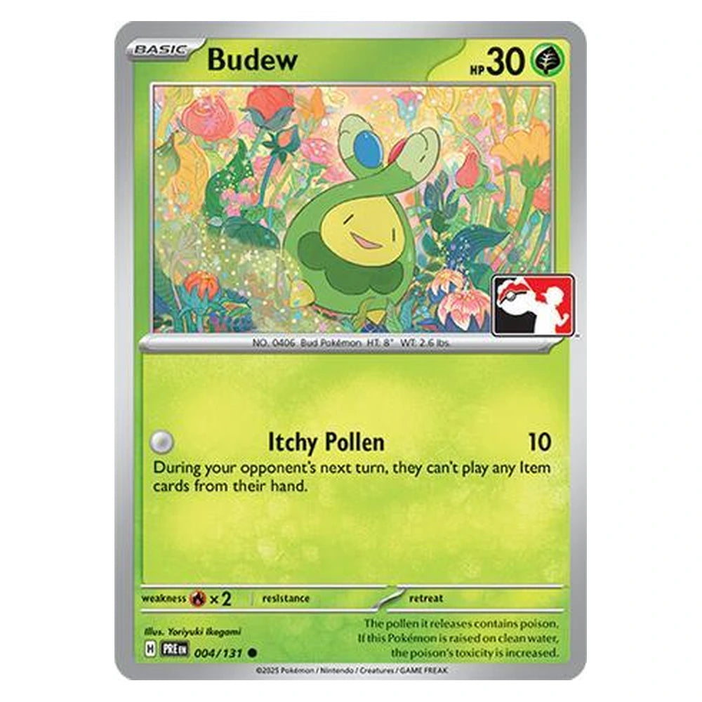 Budew : PLAY! PRIZE PACK LEAGUE PROMO - 004/131 trading card