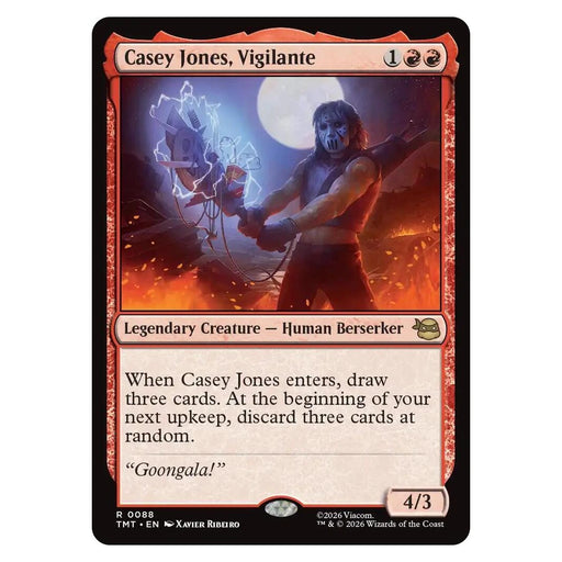 Casey Jones, Vigilante : TEENAGE MUTANT NINJA TURTLES - 88 trading card
